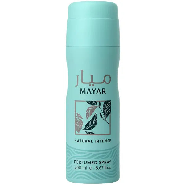 Lattafa Mayar Natural Intense, Fruity, Floral, Aquatic, Musky Perfumed Deodorant Spray for Women - 6.67 Ounce / 200 ml