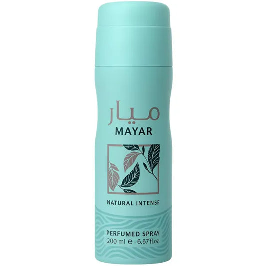 Lattafa Mayar Natural Intense, Fruity, Floral, Aquatic, Musky Perfumed Deodorant Spray for Women - 6.67 Ounce / 200 ml