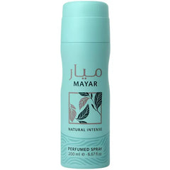Lattafa Mayar Natural Intense, Fruity, Floral, Aquatic, Musky Perfumed Deodorant Spray for Women - 6.67 Ounce / 200 ml