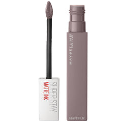 Maybelline Super Stay Matte Ink Liquid Lipstick Makeup, Long Lasting High Impact Color, Up to 16H Wear, Huntress, Muted Grey, 1 Count