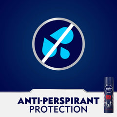 NIVEA MEN Antiperspirant Spray for Men, Dry Impact, 2x150ml