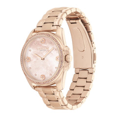 Coach GREYSON Men's Watch, Analog-Gold / Pink