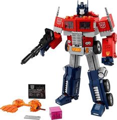 LEGO Icons Optimus Prime Transformers Figure Building Set, Collectible Transforming 2in1 Robot and Truck Model Kit for Adults to Build, Movie-Themed Birthday Gift for Men, Women, Him or Her 10302