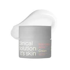 It'S SKIN Active Snail Collagen Cream 1.69 fl.oz, Firming Face Cream with Snail Mucin, Dual Collagen & Liposome for Elasticity, Long Lasting Moisture, Non-Greasy Moisturizing Cream, Korean Skincare