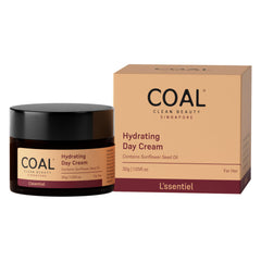 COAL CLEAN BEAUTY Hydrating Day Cream | Sunflower Seed Oil, Olive Oil, Niacinamide, Cocoa Butter, Shea Butter, | Improves Skin Elasticity & Relieves Dryness | Women | All Skin Types, 30 g (Pack of 1)