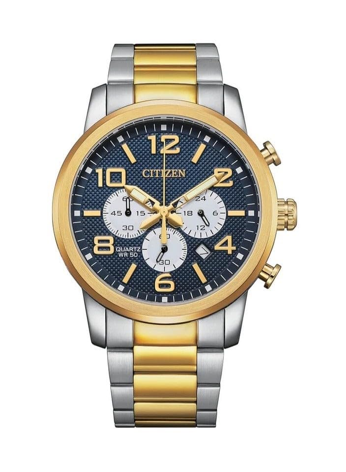 Citizen Quartz Mens Watch, Stainless Steel, Chronograph