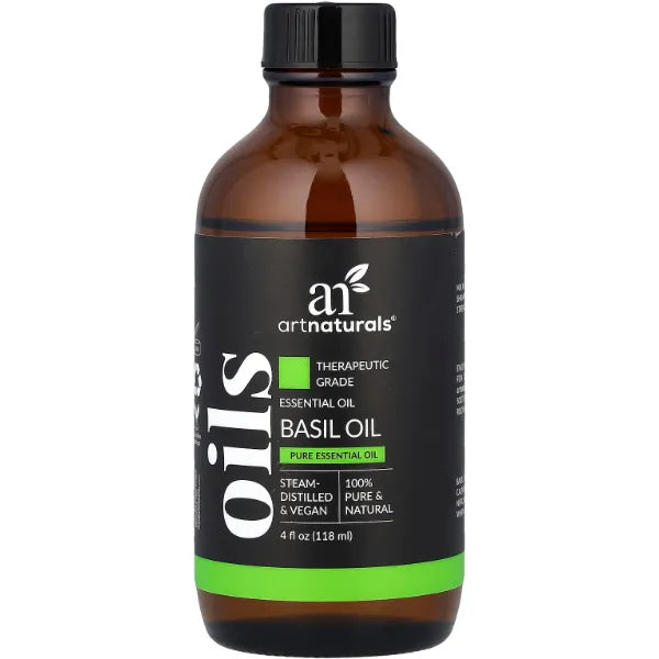 Artnaturals Essential Oil, Basil, 4 fl oz