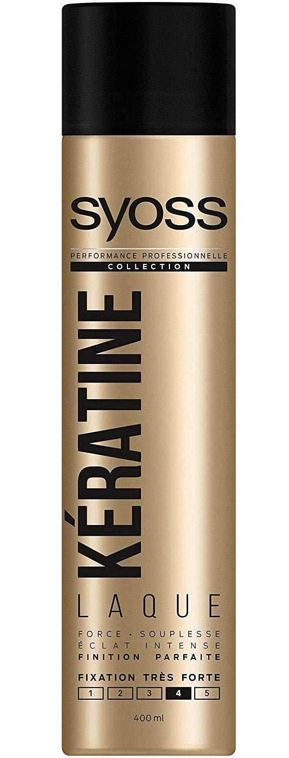 Syoss Hair Spray Keratin Laque Very Strong Hold 4 Professional Performance - 400ml