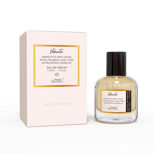 Amazing Creation Vibrato Perfume For Unisex EDP 50ml - Long Lasting Citrus Woody Aromatic Fragrance