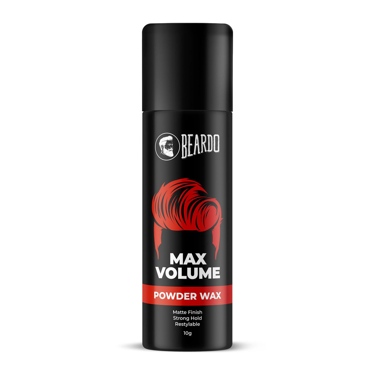 Beardo Max Volume Powder Wax 10 gm | Matte Finish | Strong Hold| Hair Wax Powder For Men