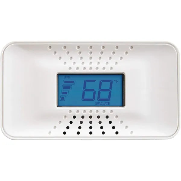 First Alert CO710 Carbon Monoxide Detector with 10-Year Battery and Digital Temperature Display, White