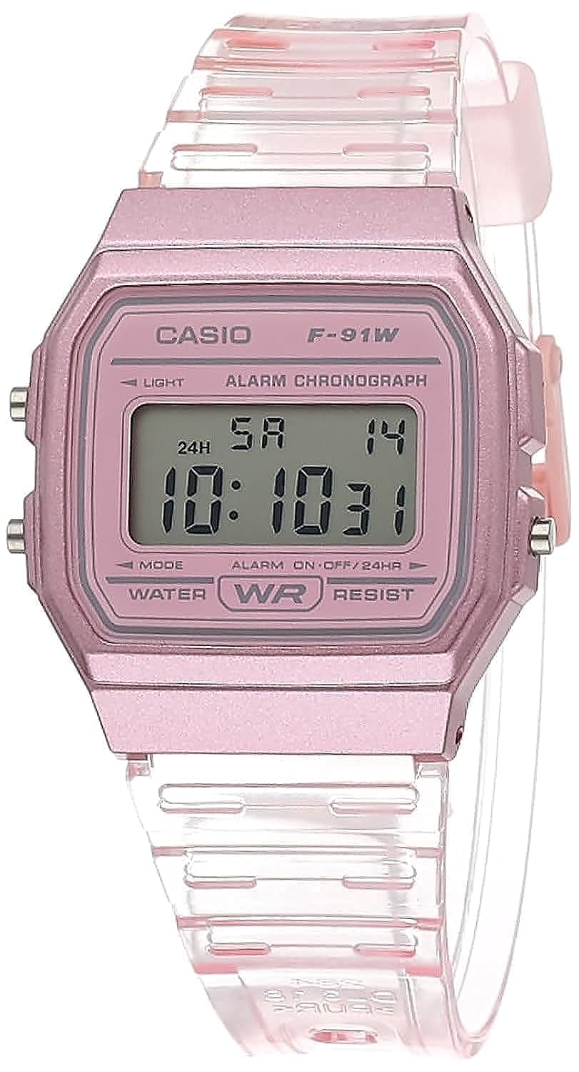 Casio Classic Alarm Digital Watch Pink/Grey