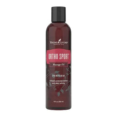 Young Living Ortho Sport Massage Oil 8 Ounces  Essential Oils Combines Gluten Free Ingredients, with Essential Oils Such as Oregano, Peppermint, Thyme, Ginger Comforting, Cool Warm Sensation