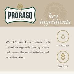 Proraso After Shave Balm, Sensitive Skin, 3.4 Fl Oz