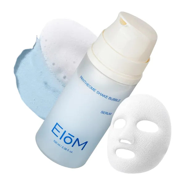 EIOM Pantheome Shake Bubble Serum | Probiotic & Panthenol Barrier Hydration for Dehydrated & Sensitive Skin | Lightweight Bubble Texture for Healthy-Looking Glow | Korean Skincare 3.38 fl.oz