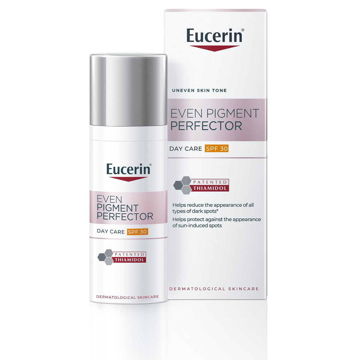 Eucerin Even Pigment Perfector Face Day Cream with Thiamidol, UVA & UVB Sun Protection, SPF 30, Reduces Pigment Spots & Prevent Their Reappearance, Instant Moisturizer for All Skin Types - 50ml