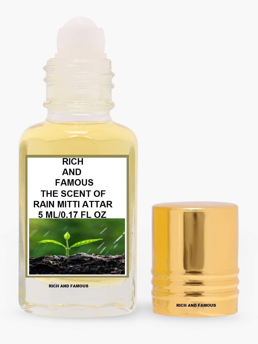 RICH AND FAMOUS The Scent Of Rain Mitti Attar For Men & Women (5ml)