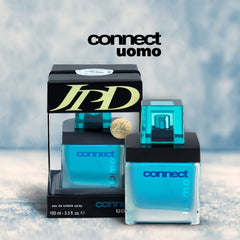 JPD Parfum Jean Paul Dupont Connect Uomo Eau de Toilette Perfume for Men, Fruity & Woody Long Lasting Masculine Fragrance, Body Perfume for Men - 100ml