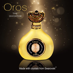 Armaf Perfumes Oros The Inventor Black Made with Crystal From Swarovski Eau De Parfum 85ml / 2.9 fl. oz Fragrance