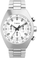 Timex Legacy Men's Chronograph Watch with Stainless Steel Bracelet - Silver