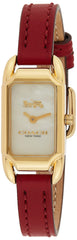 Coach CADIE Women's Watch, Analog-Red / Silver