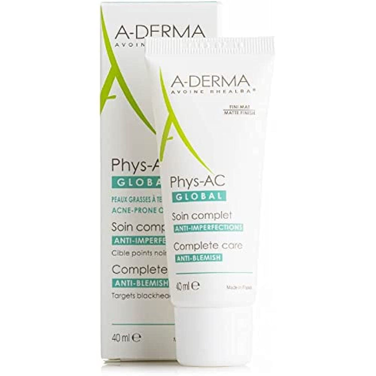 Aderma Phys-AC Global Anti Imperfection Anti Blemish Complete Care | Matt Finish | 40ml