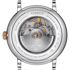 Tissot Analogue Classic Silver Strap Men's Wrist Watches - T122.407.22.031.01  - Two-Tone