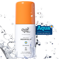 Chemist at Play UnderArm Roll On with Lactic and Mandelic Acid, Removes odour, Whitens and Brightens Skin, Kills Bacteria, Exfoliates Underarm, Long lasting Aqua Fragrance, For Women and Men, 40ml