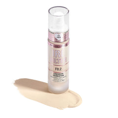 Makeup Revolution IRL Filter, Longwear Foundation, Medium to Full Coverage, Matte Finish, 16 Hour Wear, F0.2, Fairest Skin Tones, 23ml