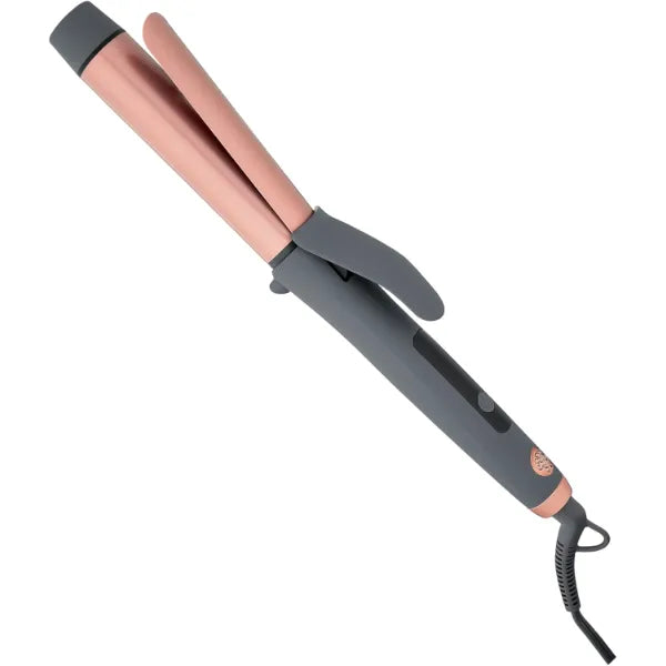 Hairitage Curl Envy Hair Curling Iron 1 1/4 Inch - Ceramic Tourmaline Curling Iron 1.25' Barrel - Silky Smooth + Bouncy Curls - 4 Digital Heat Settings up to 450 Degrees - Auto Shut-Off