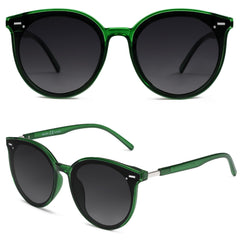 SOJOS Classic Retro Round Sunglasses Women Men Large Glasses SJ2067