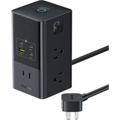 Baseus 67W 10-in-1 USB-C PD Fast Charging Station – Desktop Charger with 6 AC, 3 USB-C & 1 USB-A Ports