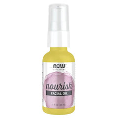 NOW Foods Solutions, Nourish Facial Oil With Antioxidants, Promotes Suppleness and Elasticity, 1-Ounce