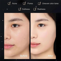 Korean Foundation Makeup, 1+2 Air Cushion BB Cream Set, CC Cream Korean, Makeup Moisturizer Foundation Full Coverage for Flawless Makeup, Even Skin Tone (lvory)