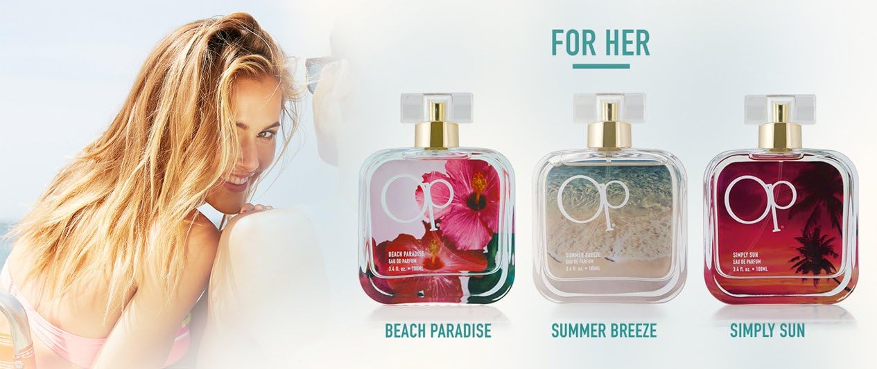 Ocean Pacific Op Simply Sun for Women, 100 ml - EDP Spray