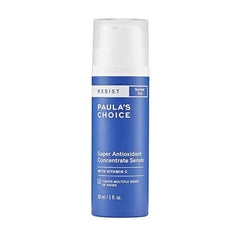 Paula's Choice RESIST Super Antioxidant Vitamin C Serum, Face Serum with Ferulic Acid, Coenzyme Q10, Vitamin E & Peptide, Anti-Aging Treatment for Dry Skin, 1oz
