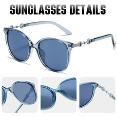KANASTAL Polarized Sunglasses for Women Men, Classic Driving Ladies Sun Glasses, Fashion Butterfly Shades for Womens Outdoor 100% UV400 Protection