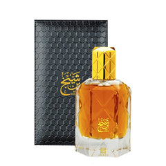 Ahmed Al Maghribi Bin Sheikh | eau de parfum | for men | 90ml | unisex | | luxury bottle | long sillage | saffron | rose | agarwood | patchouli | amber