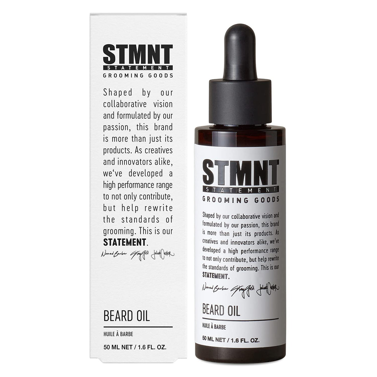 STMNT Grooming Goods Beard Oil, Silicone Free Moisturizing Formula with Natural Oils - 1.7 Fl Oz (Pack of 1)