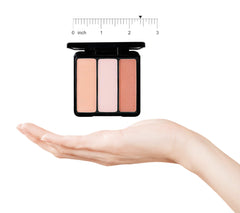 Blush Trio Blush Palette Everyday Natural Looking Long Lasting Makeup Vitamin E Skincare- Sweet Cheeks
