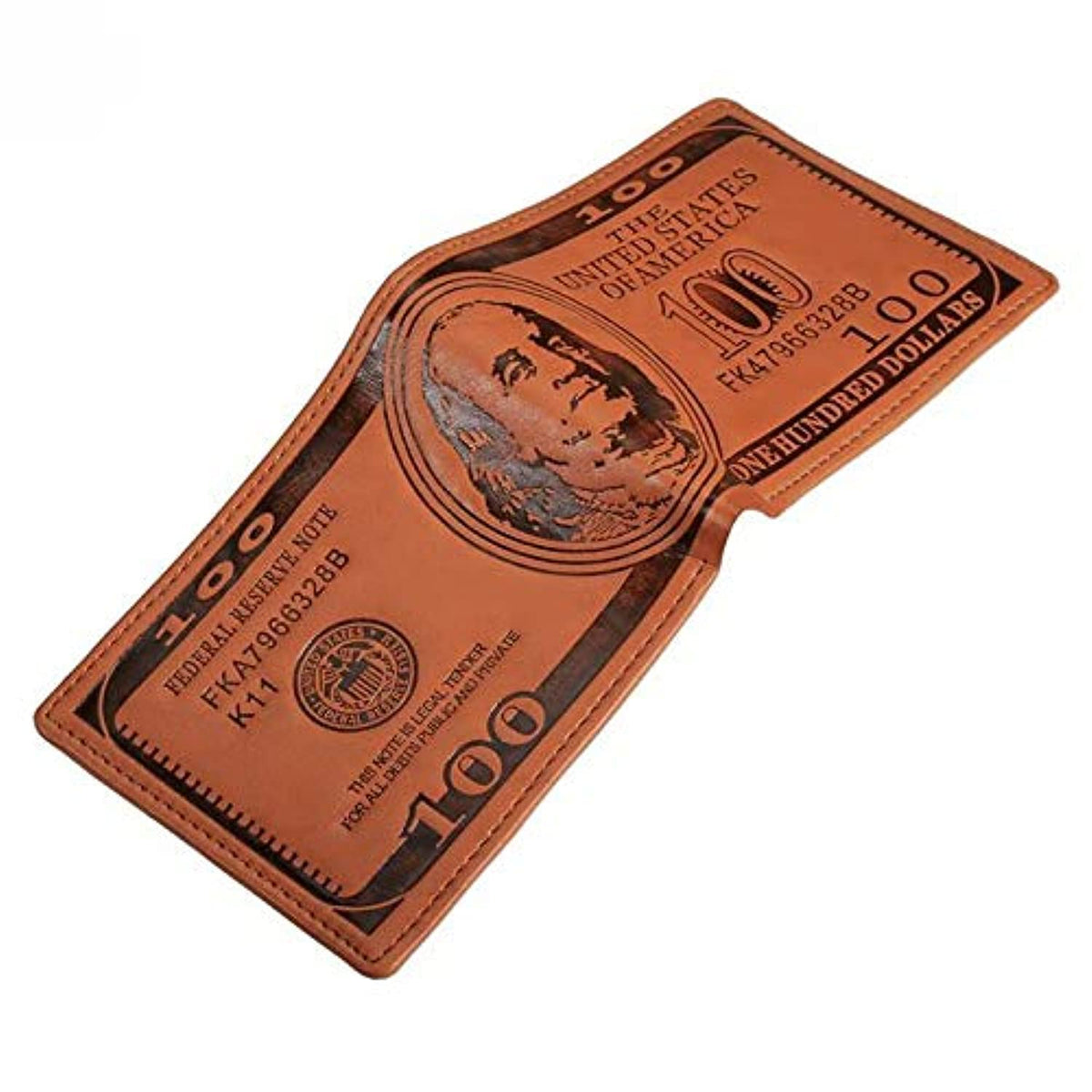 US Dollars Leather Men Wallet