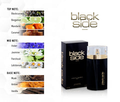 Black Side by Louis Varel for Women - Eau de Parfum, 100ml