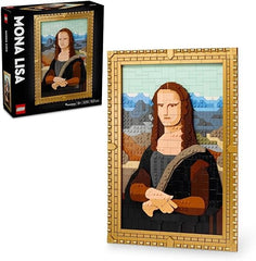 LEGO Art Mona Lisa Painting Set, Wall Model Kit for Adults to Build, Home, Living Room or Office Décor Idea, Creative Activity Gift for Men, Women, Him or Her 31213