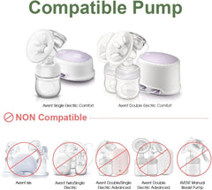 Maymom Replacement Parts Compatible with Avent Comfort Pump, Valve, Diaphragm for Single and Double Electric Pumps; Made by