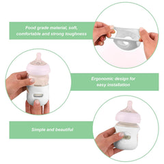 longjunjunfashion 3 Pack Silicone Sleeves for Avent Natural Glass Baby Bottles, Anti Breakage Baby Bottle Holder, Compatible Baby Bottle, BPA Free (4 Ounce)