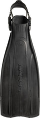Cressi Pro Light Premium Scuba Diving Heel Fins - Black