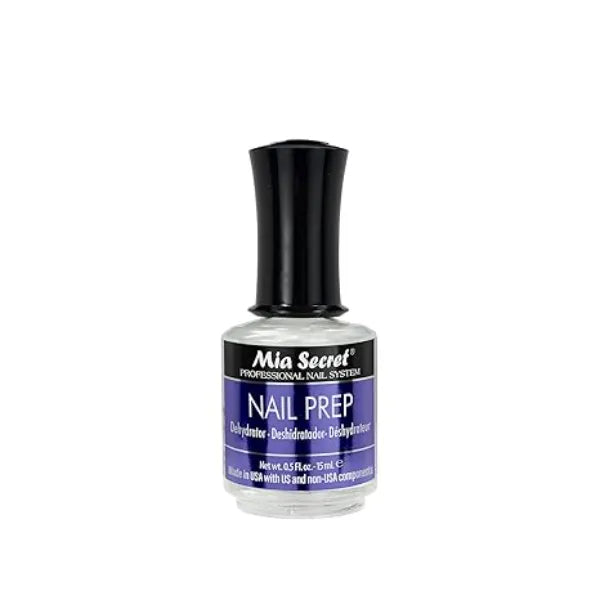 Mia Secret Professional Acid Free Natural Nail Prep Dehydrator, 15ml Enhanced Bonding Dehydrator for Acrylic Powder and Gel Nail Polish