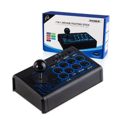 ZertyIre Arcade Fight Stick, 7 in 1 Arcade Game Fighting Joystick with USB Port, Plug and Play, Compatible with PS4 PS3 Xbox ONE XBOX360 PC Switch Android Games