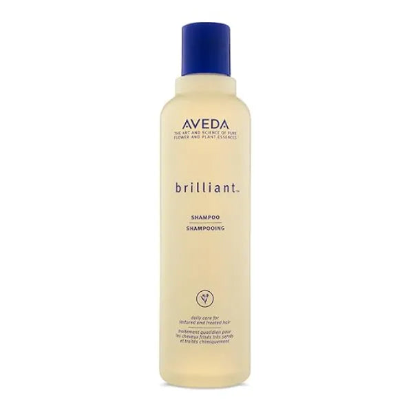 Aveda Brilliant Shampoo Adds Shine Deeply Cleanses Hair Removes Product Build Up for All Hair Types, 8.5 Fl Oz