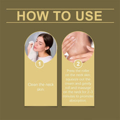 AH-8 Firming Neck Cream for Crepey Skin Body Care Comfort, Contains Hexapeptide, Moisturizing, Tightening Lotions Cosmetic Skin Care Repair, Moisturizing & Smoothing (2PCS)